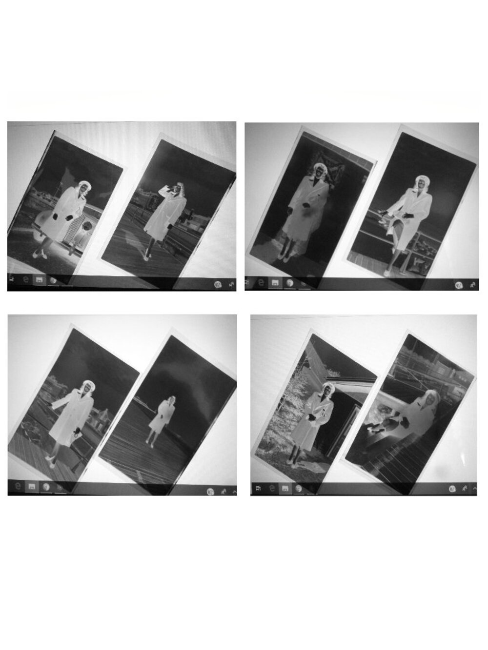 8 Vintage B&W Photo Film Negatives 1944 Fort Monmouth NJ Army Base WWII